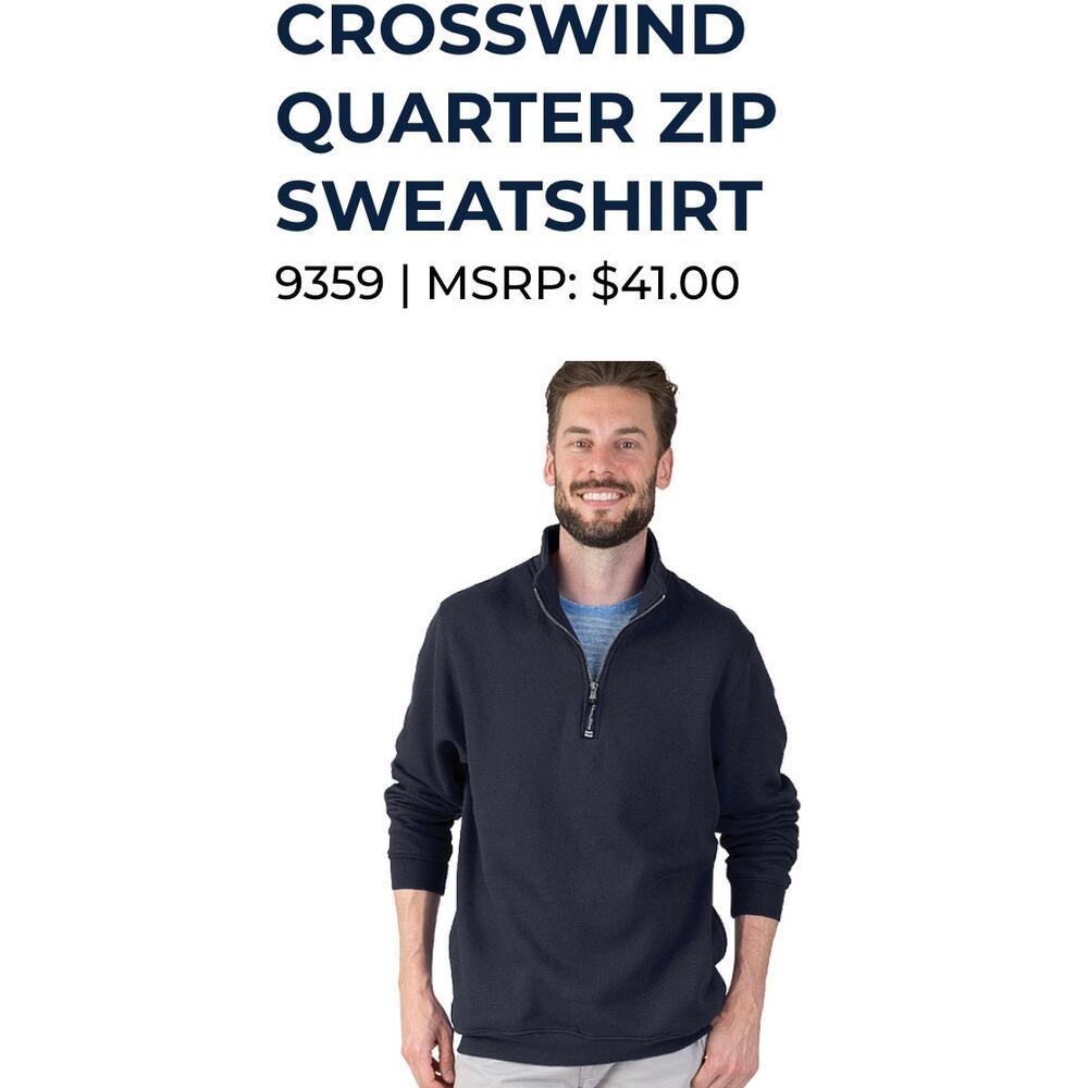 Charles River Unisex Hoodie XL Navy - Picture 6 of 7